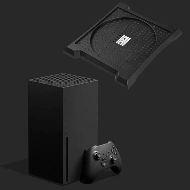 CHENXIN Vertical Cooling Stand for Xbox Series X Console Base Stand Holder Black - Image 4